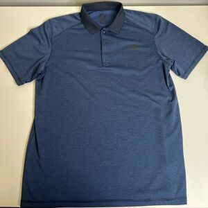 The North Face Blue Knit Polo - Size Large